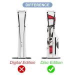 AoHanan Sticker for 5 Slim Disc Skin Christmas Raccoon Skin Controller Accessories Cover Skins Anime Vinyl Cover Sticker Full Set Only for 5 Slim Disc Edition