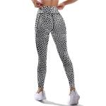 DROEYROEST Snake Skin Womens High Waist Workout Leggings Printed Tummy Control Running Sports Yoga Pants with Pockets S