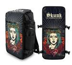 Skunk FaceOff Customizable Smell-proof Fashion Backpack (Reflection, Large)