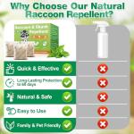 12 Pack Natural Skunk Pouches, Skunk Repellent Pouches for Outdoor Yard Garden House | Long-Lasting Protection | Safe for Dogs and Children