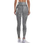 DROEYROEST Snake Skin Womens High Waist Workout Leggings Printed Tummy Control Running Sports Yoga Pants with Pockets S
