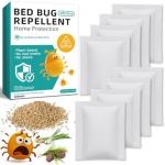 8 Pack Bed Bug Repellent, Natural Citronella & Lemongrass Plant-Based Formula, Deter Bed Bugs Eggs, Lasting Protection 2 Months for Mattress Furniture Luggage, Non-Toxic Family Safe
