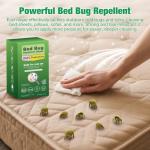 30 Pack Extra Thick Bed Bug Repellent Wipes, Natural Plant Ingredient, Travel Size & Individually Wrapped, Pest Control Wipes for Mattress, Furniture, Luggage, Car Seat & Home Use, Hotels, Theaters