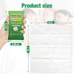 30 Pack Extra Thick Bed Bug Repellent Wipes, Natural Plant Ingredient, Travel Size & Individually Wrapped, Pest Control Wipes for Mattress, Furniture, Luggage, Car Seat & Home Use, Hotels, Theaters