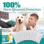 8 Pack Bed Bug Repellent, Natural Citronella & Lemongrass Plant-Based Formula, Deter Bed Bugs Eggs, Lasting Protection 2 Months for Mattress Furniture Luggage, Non-Toxic Family Safe