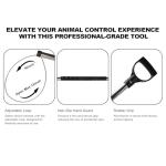 Smarkey 60"-92" Animal Catch Pole Wildlife Control Tool Noose Holder Net Kit for Dogs Feral Cat Raccoons Hog Pig Fox Coyote Bulldog Wolf Goat Lizards Boar Bichon Calf Piglet Gator