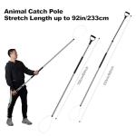 Smarkey 60"-92" Animal Catch Pole Wildlife Control Tool Noose Holder Net Kit for Dogs Feral Cat Raccoons Hog Pig Fox Coyote Bulldog Wolf Goat Lizards Boar Bichon Calf Piglet Gator