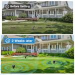 4 Pack Mole Repellent Solar Powered, Snake Vole Repellent Outdoor, Solar Powered Gopher Chaser for Lawn and Garden, Waterproof Sonic Spikes, Get Rid of Moles, Groundhogs, and Rodents