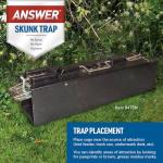 JT Eaton Skunk & Medium Pest Live Trap with Dark Interior, Easy Capture Trigger, Easy Release Door