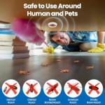 16PCS Roach Bait & Killer, Roach Repellent Stations for Nest Repellent of Indoor Infestations, Effective Solution for Small to Large Cockroaches, Easy to Use, Ideal for Hidden Areas