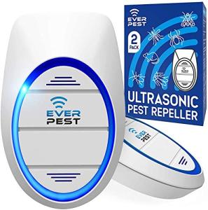 Ultrasonic Pest Control Repeller Plug in 2 Pack- Insect Control Defender Cockroach Ants Mice Fly Rat Bedbug Spider Squirrel Roach Bed Bug Mouse Rodent Mosquito 1