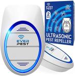 Ultrasonic Pest Control Repeller Plug in 2 Pack- Insect Control Defender Cockroach Ants Mice Fly Rat Bedbug Spider Squirrel Roach Bed Bug Mouse Rodent Mosquito 1
