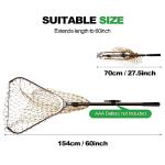 Animal Catch Pole Control Tool Net, Poultry Catching Pole Kit, Cat Chicken Catcher, Poultry Catching Trap Net for Small Animals Support Duck,Goose,Bird, Skunk Bat and Raccoon