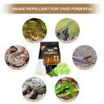 30 Pack Snake Repellent for Yard Powerful, Snake Away Repellent for Outdoors, Moth Balls for Outdoor Use