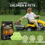 30 Pack Snake Repellent for Yard Powerful, Snake Away Repellent for Outdoors, Moth Balls for Outdoor Use
