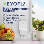 VEYOFLY Fly Catcher Indoor, Fly Trap Indoor, (1 Device + 3 Refills) Fruit Fly Traps for Indoors, Gnat Traps for House Indoor, Bug Killer, Fly Trap, Plug in Light Flying Insect Trap