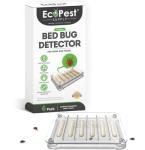 Bed Bug Detector – 6 Pack | Early Detection Bed Bug Trap, Monitor, and Detector for Home and Travel | Indoor Pest Control Traps for Bed Bugs