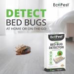 Bed Bug Detector – 6 Pack | Early Detection Bed Bug Trap, Monitor, and Detector for Home and Travel | Indoor Pest Control Traps for Bed Bugs