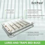Bed Bug Detector – 6 Pack | Early Detection Bed Bug Trap, Monitor, and Detector for Home and Travel | Indoor Pest Control Traps for Bed Bugs