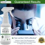Premo Guard Bed Bug Killer Spray 16 oz - University Tested 100% Kill Rate - Natural Non Toxic, Stain & Scent Free - Kill Bedbugs & Mites On Bed & Blankets, Furniture, Clothing - Child & Pet Safe
