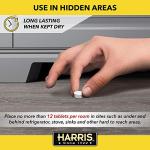 Harris Roach Tablets, Boric Acid Roach Killer with Lure, Alternative to Bait Traps (6oz, 2-Pack)