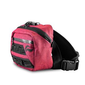 Skunk Kross Smell Proof Fanny Pack Hipster Bag w/Combo Lock (Burgundy)
