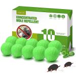MAGIC CAT® Mole Repellent Outdoor Gopher Repellent, Natural Castor Oil Vole Repellant Outdoor Pet Plant Safe, Groundhog Repellent Mole Deterrent to Keep Vole Groundhog Out of Lawn Yard Garden-10P
