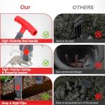 Gopher Trap Set, Mole Trap, Effective Mole Control, Garden & Farm Trapping Set for Moles, Voles. Reusable and Easy Set for Lawn, No Bait Needed- Captures Moles Effectively. Safe Home & Outdoor Use