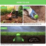 MAGIC CAT® Mole Repellent Outdoor Gopher Repellent, Natural Castor Oil Vole Repellant Outdoor Pet Plant Safe, Groundhog Repellent Mole Deterrent to Keep Vole Groundhog Out of Lawn Yard Garden-10P