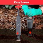 Gopher Trap Set, Mole Trap, Effective Mole Control, Garden & Farm Trapping Set for Moles, Voles. Reusable and Easy Set for Lawn, No Bait Needed- Captures Moles Effectively. Safe Home & Outdoor Use