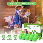 MAGIC CAT® Mole Repellent Outdoor Gopher Repellent, Natural Castor Oil Vole Repellant Outdoor Pet Plant Safe, Groundhog Repellent Mole Deterrent to Keep Vole Groundhog Out of Lawn Yard Garden-10P