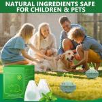 36 Pcs Skunk Repellent Outdoor, Powerful Natural Peppermint Oil Repellent, Keep Raccoon, Skunk, Raccoon, Squirrel Away, Skunk Deterrent for Yard Garden Lawn Outdoor for Family & Pet Safe