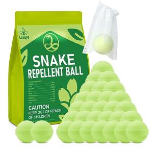 Lousye 30 Pack Snake Repellent for Yard Powerful,Snake Away Repellent Outdoors, Moth Balls for Snakes, Pet Safe Snake be Gone for Lawn Garden Fishing Home to Repels Snakes and Other Pests