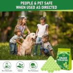 Lousye 30 Pack Snake Repellent for Yard Powerful,Snake Away Repellent Outdoors, Moth Balls for Snakes, Pet Safe Snake be Gone for Lawn Garden Fishing Home to Repels Snakes and Other Pests