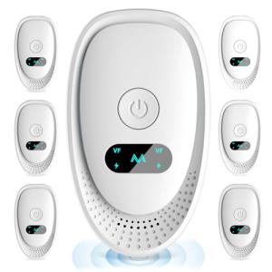 2025 Upgraded Ultrasonic Repeller & Insect Indoor Repeller, Ultrasonic Repellent Plug in for Mouse, Roach, Rodent, Bugs, Ant, Pest Control for Home, Kitchen, Office, Warehouse, Hotel 6 Packs
