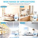 2025 Upgraded Ultrasonic Repeller & Insect Indoor Repeller, Ultrasonic Repellent Plug in for Mouse, Roach, Rodent, Bugs, Ant, Pest Control for Home, Kitchen, Office, Warehouse, Hotel 6 Packs