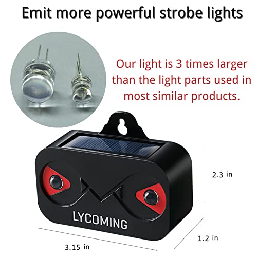 Solar Predator Control Light for Coyote Deterrent - 2 Pack