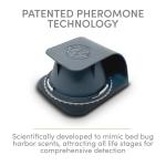 Nattaro Scout Bed Bug Detection Trap – Non-Toxic Early Monitoring Solution with Patented Pheromone Technology, Includes 4 Bed Bug Detection Traps, Replaceable Lures and User Guide