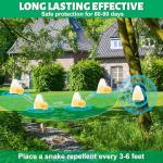 36 Pack Snake Repellent for Yard, Powerful Snake Away Repellent Pet Safe, Natural Snake Repellent for Outdoors Indoor Yard Lawn Garden Camping
