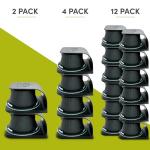 Nattaro Scout Bed Bug Detection Trap – Non-Toxic Early Monitoring Solution with Patented Pheromone Technology, Includes 4 Bed Bug Detection Traps, Replaceable Lures and User Guide