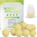 Mosquito Repellent Outdoor Patio, Mosquitoes Repellent Outdoor Powerful, Patio Mosquito Repellent for Yard, Camping, Child&Pets Friendly 10 Pack, Green