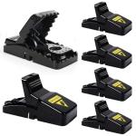 6 Pack Mouse Traps Indoor for Home,Mice Traps for House,Reusable Mouse Trap That Work,Small Mice Catchers for Home Indoor, Quick Set Mousetraps Effective