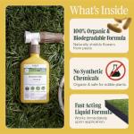Organic Insecticide for Grass, Trees & Shrubs – 16oz Hose-End Ready-to-Spray – Lawn Insect Killer for Grubs, Armyworms, Beetles – Systemic Outdoor Bug Spray – Pet Safe Yard Pest Control Treatment