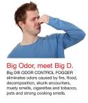 Big D 345 Odor Control Fogger, Sunburst Fragrance, 5 oz (Pack of 12) - Kills odors from fire, flood, decomposition, skunk, cigarettes, musty smells - Ideal for use in cars, property management, hotels