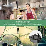 Fly Fans for Tables 4 Pack - Fly Repellent for Outdoor Indoor Meal - Portable Automatic Picnic Table Food Fly Fans -Fly repellent Fans Spinner for Restaurant, Party, Home