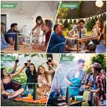 Fly Fans for Tables 4 Pack - Fly Repellent for Outdoor Indoor Meal - Portable Automatic Picnic Table Food Fly Fans -Fly repellent Fans Spinner for Restaurant, Party, Home