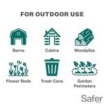 Safer 5951 Snake Shield Granular Repellent - Outdoor Snake Repelling Granules 4LB Snake Shield Repellent - Repels Againts Poisonous and Non-Poisonous Snakes