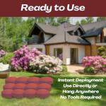 Snake Repellent for Yard & Home Areas - Outdoor/Induce Deterrent Formula, Plant-Based,Pet & Child Safe, 12 PCS Covers Up to 650 Sq.Ft