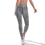 DROEYROEST Snake Skin Womens High Waist Workout Leggings Printed Tummy Control Running Sports Yoga Pants with Pockets M