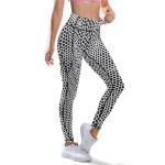 DROEYROEST Snake Skin Womens High Waist Workout Leggings Printed Tummy Control Running Sports Yoga Pants with Pockets M
